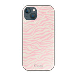 iPhone13mini ガラス 強化ガラスケース タイガー ピンク