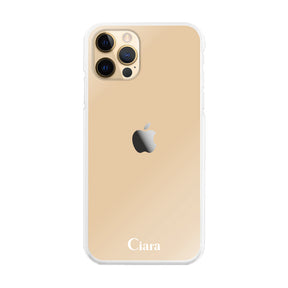 iPhone11ProMax ハイブリッド クリアケース ロゴ クリア