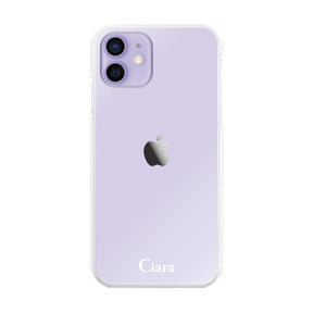 iPhone12/12Pro ハイブリッド クリアケース ロゴ クリア