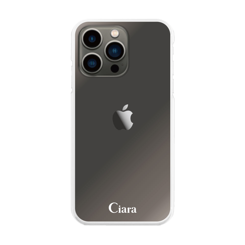 iPhone13Pro ハイブリッド クリアケース ロゴ クリア