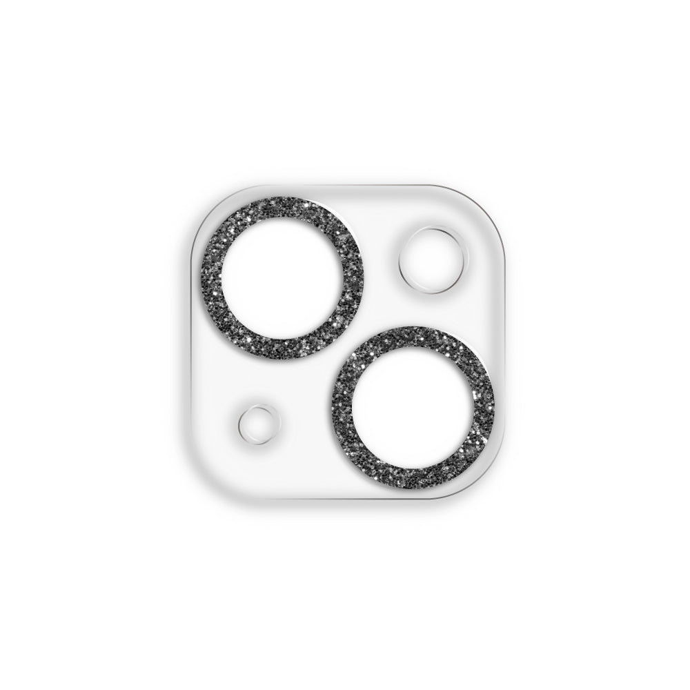 iPhone13/13mini スマホアクセサリー カメラカバー クリアラメカメラレンズフィルム クリアブラック