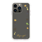 iPhone13Proケース クッションバンパー 耐衝撃クリアケース ディズニー100 フレーム プリンセス ラプンツェル クリア